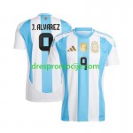 Argentina Julian Alvarez 9 Copa America Dres Domaći 2024 Kratkih Rukava Argentina Julian Alvarez 9 Copa America Dres Domaći 2024 Kratkih Rukava
